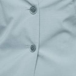 Pre Owned Jacquemus Light Blue Wool Cut Out Le Splash Blazer & Pants Set S
