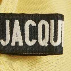 مملوكة مسبقًا Jacquemus Yellow Knit La Robe Maille Valensole Maxi Dress S