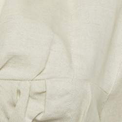 مملوكة مسبقًا Jacquemus Beige Cotton Blend Crop Top S