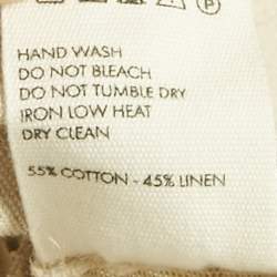 مملوكة مسبقًا Jacquemus Beige Cotton Blend Crop Top S