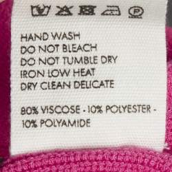 Pre Owned Jacquemus Pink Rib Knit Bralette and Shorts Set S/L