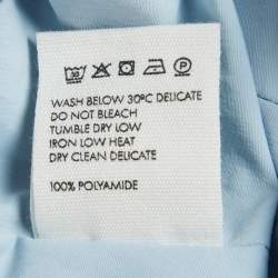 Pre Owned Jacquemus La Montagne Blue Cotton Cropped Shirt S