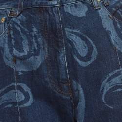 Jacquemus Blue Le De Nimes Bordado Denim Wide-Leg Jeans L Waist 32''