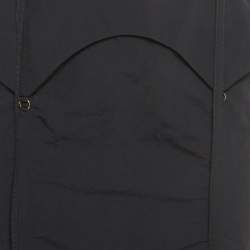 مملوكة مسبقًا Jacquemus Black Nylon Detachable Cold Shoulder Mini Dress S