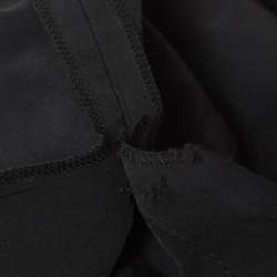 مملوكة مسبقًا Jacquemus Black Nylon Detachable Cold Shoulder Mini Dress S