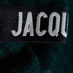 Jacquemus Dark Green Merino Wool Knit Cut-Out Turtleneck Vest XS