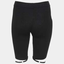 Jacquemus Black Rib Knit Shorts XS