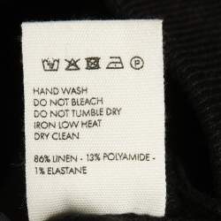 Jacquemus Black Rib Knit Shorts XS