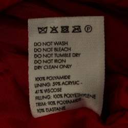 Jacquemus Red Synthetic Cropped Jacket M