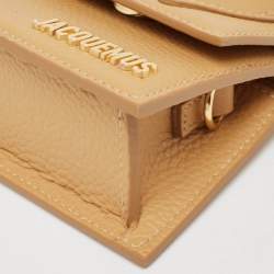 Jacquemus Beige Leather Le Chiquito Top Handle Bag
