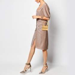 Jacquemus Beige Leather Le Chiquito Top Handle Bag