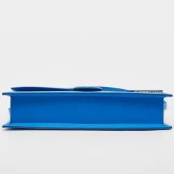 Pre Owned Jacquemus Blue Leather Le Bambino Long Shoulder Bag