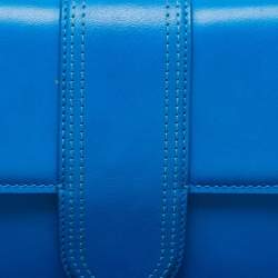 Pre Owned Jacquemus Blue Leather Le Bambino Long Shoulder Bag