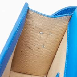 Pre Owned Jacquemus Blue Leather Le Bambino Long Shoulder Bag