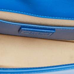 Pre Owned Jacquemus Blue Leather Le Bambino Long Shoulder Bag