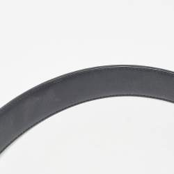 Pre Owned Jacquemus Black Leather Le Bambinou Top Handle Bag