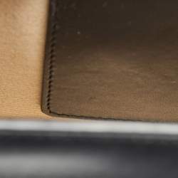 Pre Owned Jacquemus Black Leather Le Bambinou Top Handle Bag