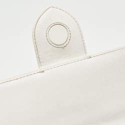 Jacquemus White Leather Le Bambino Long Shoulder Bag