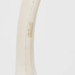 Pre Owned Jacquemus White Leather Mini Le Chiquito Top Handle Bag