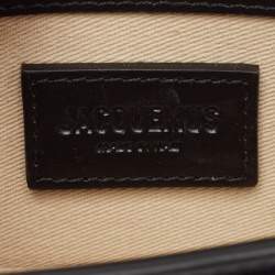 Jacquemus Black Leather Le Bambino Top Handle Bag