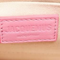 مملوكة مسبقًا Jacquemus Pink Leather Grand Le Chiquito Top Handle Bag