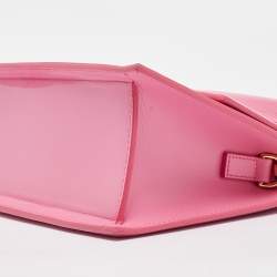 مملوكة مسبقًا Jacquemus Pink Leather Grand Le Chiquito Top Handle Bag
