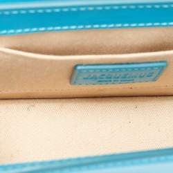 Pre Owned Jacquemus Blue Leather Le Sac Round Top Handle Bag