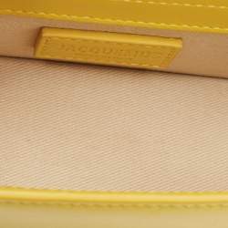 Jacquemus Yellow Leather Mini Le Bambino Top Handle Bag