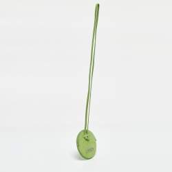 Jacquemus Green Suede Le Pitchou Coin Purse