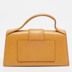 Jacquemus Tan Leather Mini Le Bambino Top Handle Bag