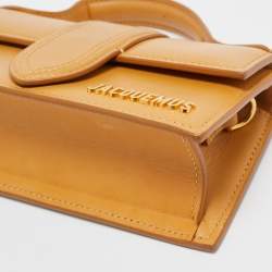 Jacquemus Tan Leather Mini Le Bambino Top Handle Bag