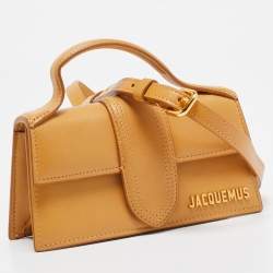 Jacquemus Tan Leather Mini Le Bambino Top Handle Bag