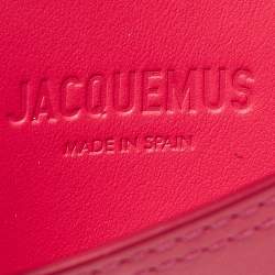 Jacquemus Pink Leather Le Porte Azur Crossbody Pouch