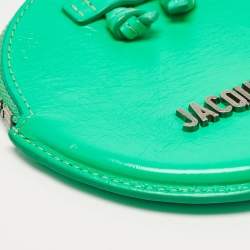 Jacquemus Green Leather Le Pitchou Coin Purse