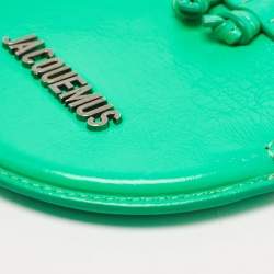 Jacquemus Green Leather Le Pitchou Coin Purse