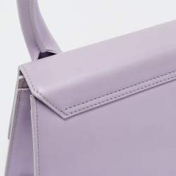 مملوكة مسبقًا Jacquemus Purple Leather Grand Le Chiquito Top Handle Bag