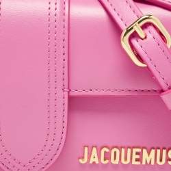 Jacquemus Pink Leather Le Bambino Top Handle Bag