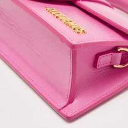Jacquemus Pink Leather Le Bambino Top Handle Bag