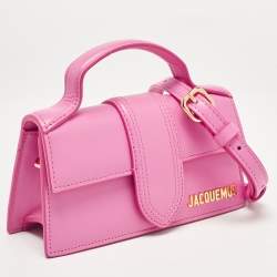 Jacquemus Pink Leather Le Bambino Top Handle Bag