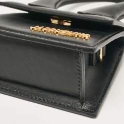 Jacquemus Black Leather Mini Le Chiquito Top Handle Bag