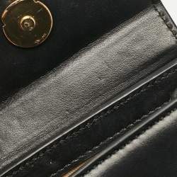 Jacquemus Black Leather Mini Le Chiquito Top Handle Bag