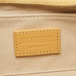 Pre Owned Jacquemus Light Yellow Leather Le Bisou Perle Bag