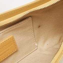 Pre Owned Jacquemus Light Yellow Leather Le Bisou Perle Bag