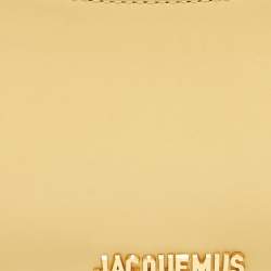 Pre Owned Jacquemus Light Yellow Leather Le Bisou Perle Bag