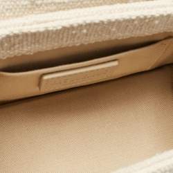 Jacquemus Off White Canvas Le Chiquito Noeud Top Handle Bag