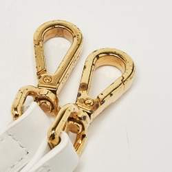 Pre Owned Jacquemus White Leather Leather Le Chiquito Moyen Top Handle Bag