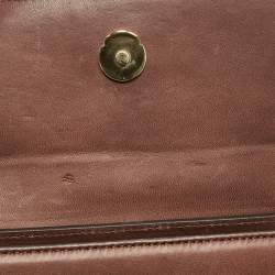 مملوكة مسبقًا Jacquemus Brown Leather Le Chiquito Moyen Top Handle Bag