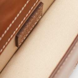 Pre Owned Jacquemus Brown Leather Mini Le Bambino Top Handle Bag