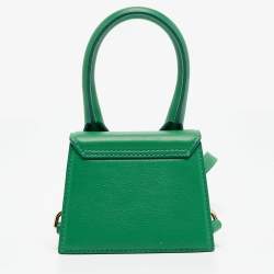 Jacquemus Green Leather Le Chiquito Mini Bag