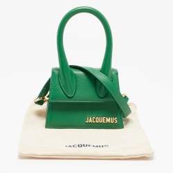 Jacquemus Green Leather Le Chiquito Mini Bag
